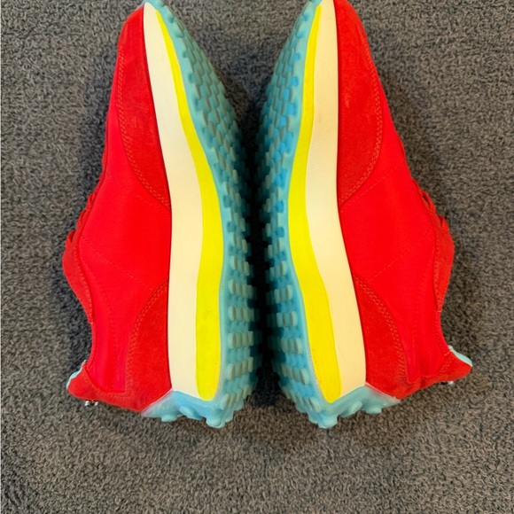 Steve Madden Women's Chasen Platform Red Sneakers - Picture 7 of 10